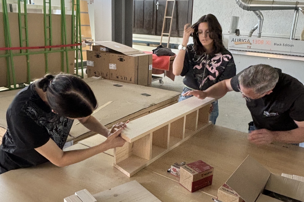 Betriebsbesichtigung der Schreinerei Burghart in Günzburg