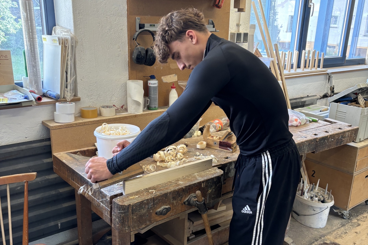 Betriebsbesichtigung der Schreinerei Burghart in Günzburg