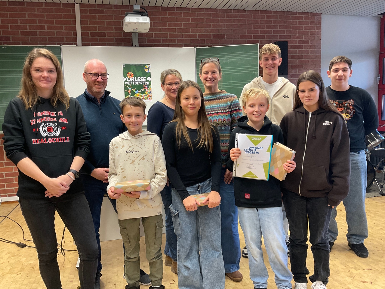 Schulentscheid beim Vorlesewettbewerb