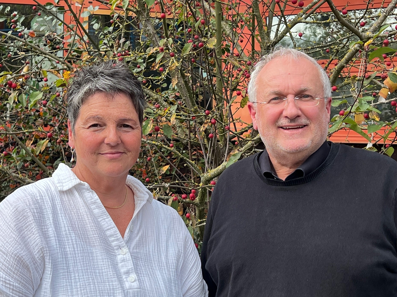 Schulleitung der Dominikus-Zimmermann-Realschule: Markus Lukas und Petra Lutz