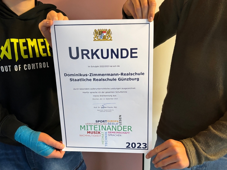 Auszeichnung und Auslosung