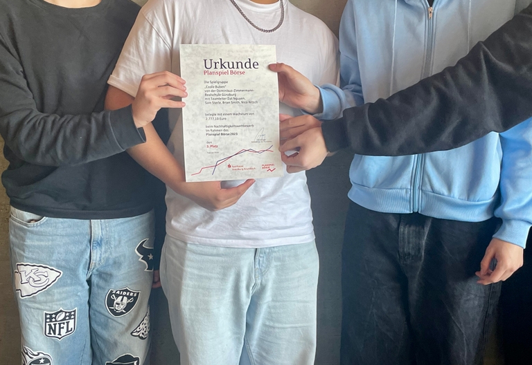 Gewinn beim Planspiel Börse