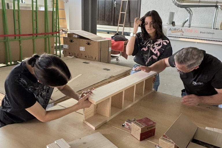 Betriebsbesichtigung der Schreinerei Burghart in Günzburg