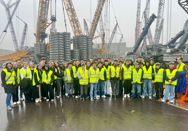 Betriebserkundung zur Firma Liebherr in Ehingen