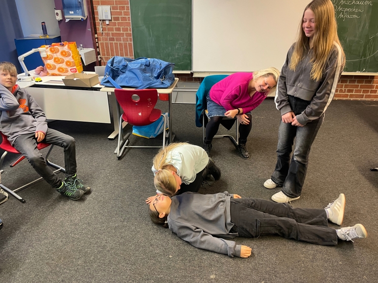 Ausbildung für den Schulsanitätsdienst