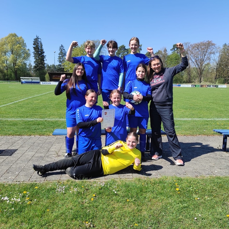 1. Platz für unsere Mädels